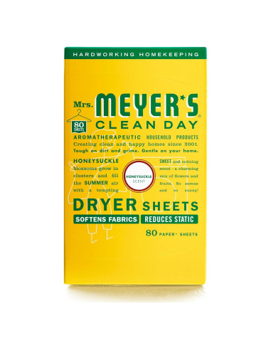 Sábanas Secadoras Mrs. Meyer's 80 Unidades Madreselva