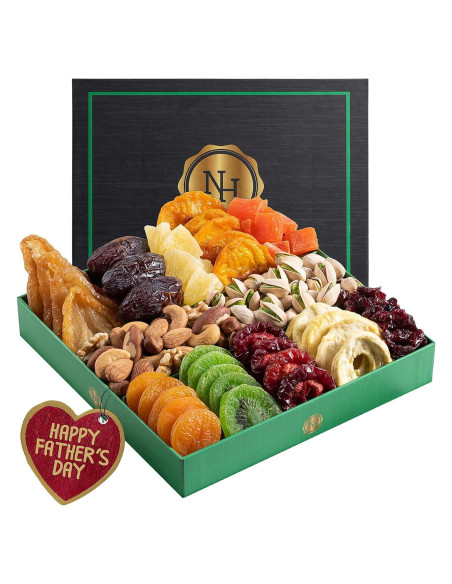 Cesta de Regalo Gourmet de Frutas Secas y Nueces Nut Haven - 2 Unidades