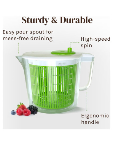 Centrifugadora de ensaladas Cooler Kitchen mini 0.57 kg