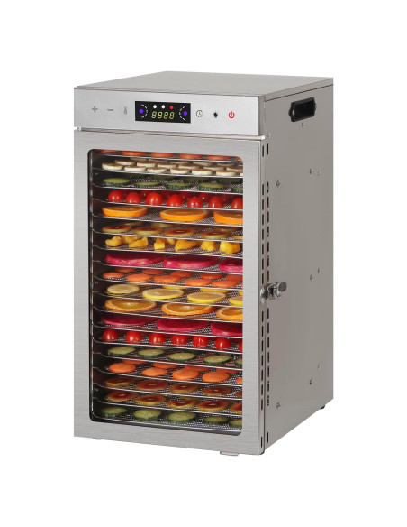 Deshidratadora de Alimentos Panana GGJ-18, 18 Bandejas Acero Inoxidable