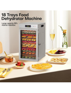 Deshidratadora de Alimentos Panana GGJ-18, 18 Bandejas Acero Inoxidable 2