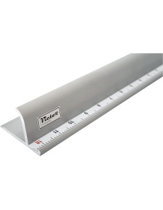 Regla de Corte de Aluminio Victor 61 cm con Bisel de Protección 2