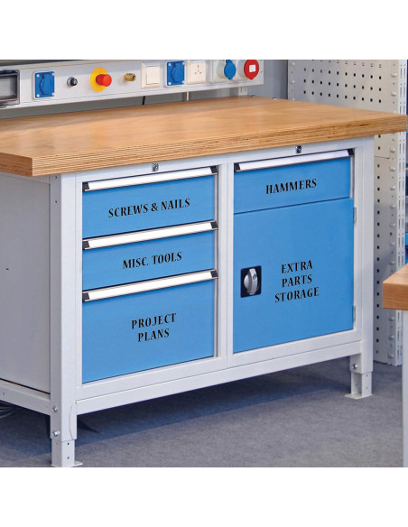 Plantilla LetterCraft Westcott 10.16 cm Letras Azules