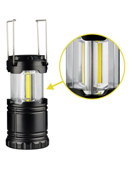 Linterna de Camping VINGVO Recargable 2 Modos 85x185mm