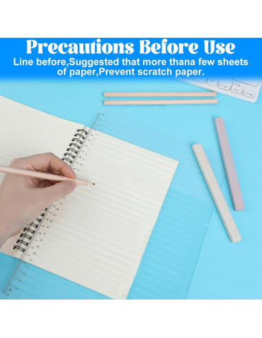 Plantilla de Línea Recta 30x20.5cm JJUNW - Dibujo y Caligrafía