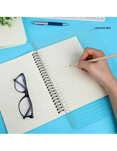 Plantilla de Línea Recta 30x20.5cm JJUNW - Dibujo y Caligrafía