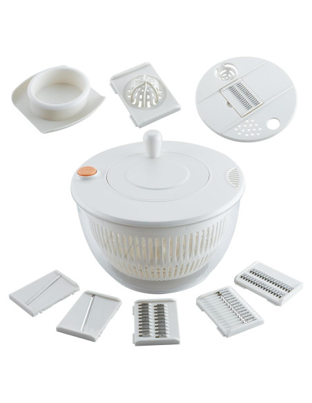Centrifugador de Ensaladas Sayihexihe 5.3QT Multifuncional