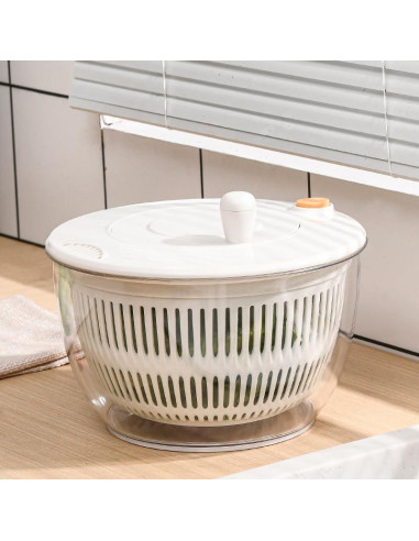 Centrifugador de Ensaladas Sayihexihe 5.3QT Multifuncional