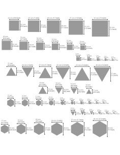 Plantilla Geométrica Cuadrada Aleks Melnyk 204x185mm Acero Inox 2