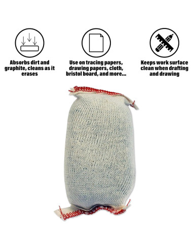 Almohadilla de limpieza en seco Westcott DCP-1 17x10 cm Blanca