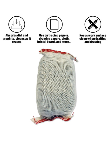 Almohadilla de limpieza en seco Westcott DCP-1 17x10 cm Blanca