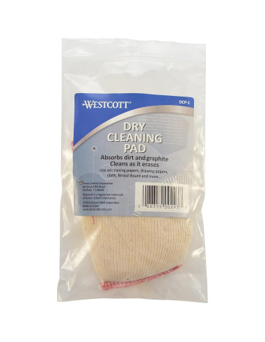 Almohadilla de limpieza en seco Westcott DCP-1 17x10 cm Blanca