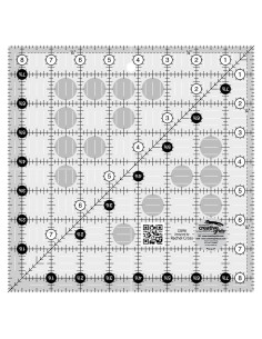 Plantilla de Regla de Acolchado Cuadrada Creative Grids 21.5 cm