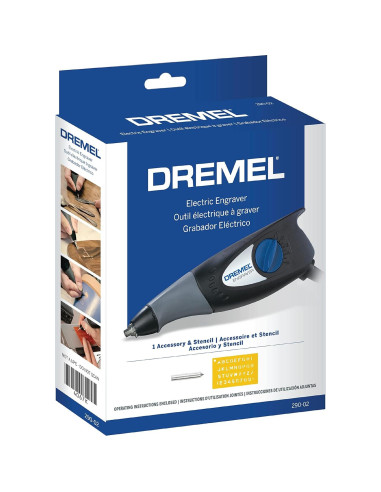 Dremel Grabador Rotativo 127V con Plantilla para Grabado