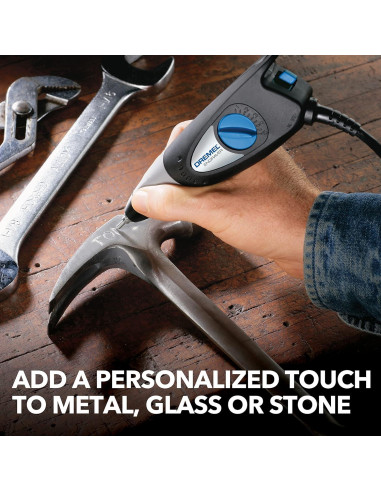 Dremel Grabador Rotativo 127V con Plantilla para Grabado