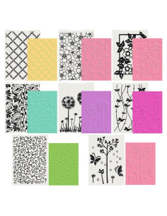 Plantillas de Carpetas Embossing WOOPSOO 8 Piezas 15x10.5cm
