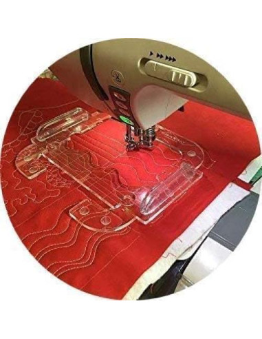 11 Piezas Plantillas de Acolchado Bequilter con Marco y Anillos