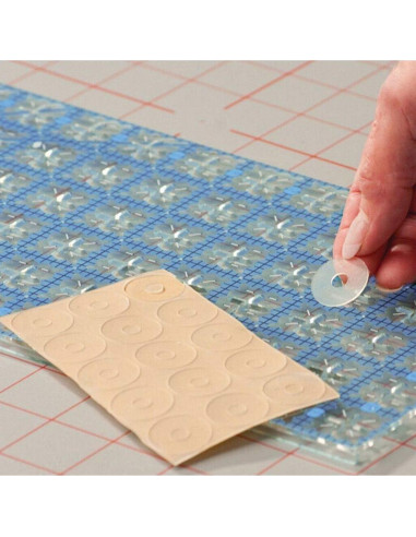 11 Piezas Plantillas de Acolchado Bequilter con Marco y Anillos