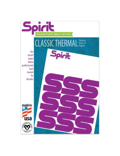 Papel de Transferencia Térmica Spirit 21.6 x 27.9 cm - 100 Hojas