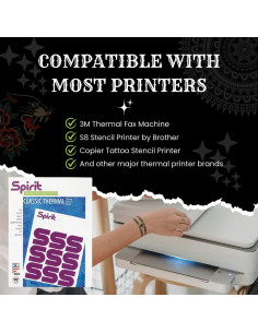 Papel de Transferencia Térmica Spirit 21.6 x 27.9 cm - 100 Hojas 2