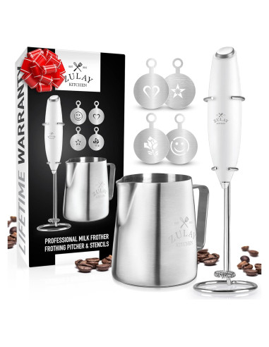 Conjunto Espumador de Leche Zulay Kitchen 350ml - Barista