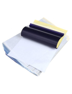 Papel de Transferencia Térmica 100 Pcs Tatuaje de Cara Pirata A4