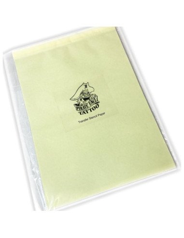 Papel de Transferencia Térmica 100 Pcs Tatuaje de Cara Pirata A4