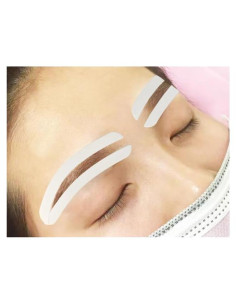 Plantilla de Stencil Desechable para Cejas - 6 Pares - Genérico