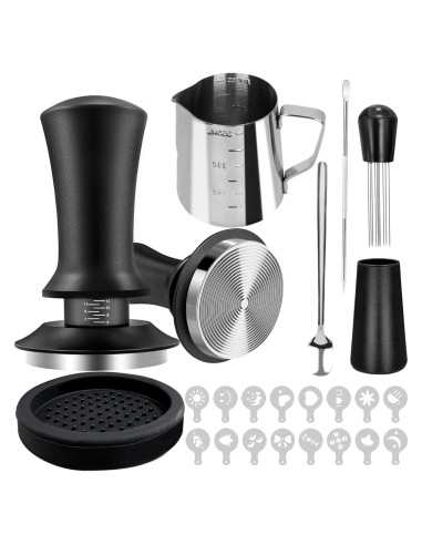 Juego de Tamper de Café Espresso Yeelan 22 Piezas 53mm