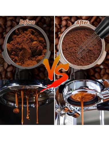 Juego de Tamper de Café Espresso Yeelan 22 Piezas 53mm