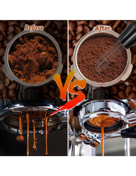 Juego de Tamper de Café Espresso Yeelan 22 Piezas 53mm