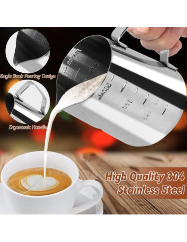 Juego de Tamper de Café Espresso Yeelan 22 Piezas 53mm