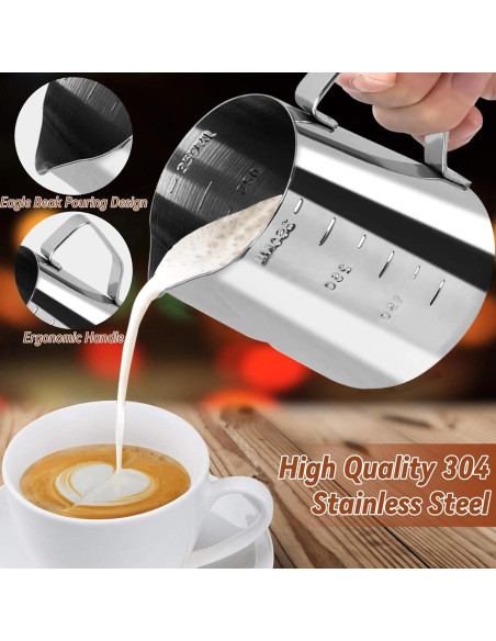 Juego de Tamper de Café Espresso Yeelan 22 Piezas 53mm