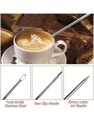 Juego de Tamper de Café Espresso Yeelan 22 Piezas 53mm