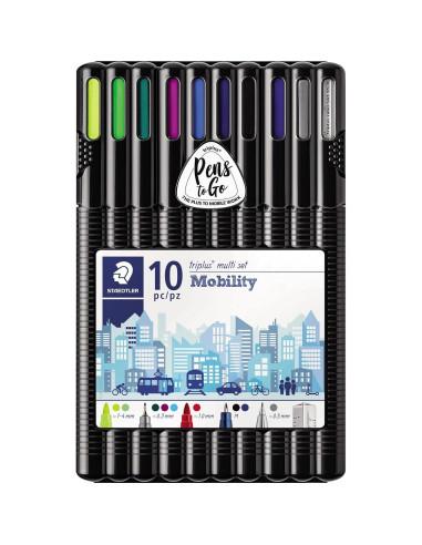 Set de Movilidad Triplus 34 SB10MS Staedtler - 10 Piezas
