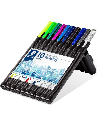 Set de Movilidad Triplus 34 SB10MS Staedtler - 10 Piezas