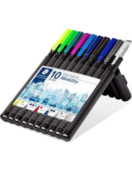 Set de Movilidad Triplus 34 SB10MS Staedtler - 10 Piezas