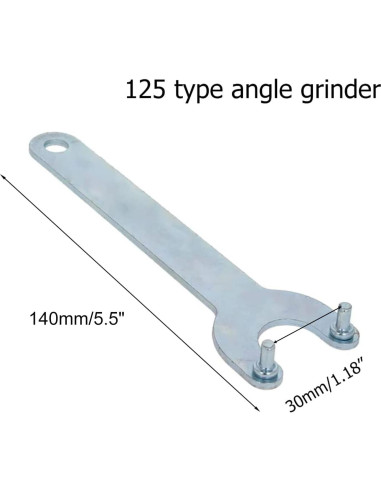 Llave de Ángulo Utoolmart 5 Piezas para Amoladoras