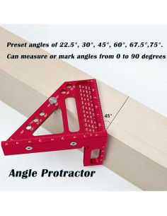 Regla de Medición Multi-Angulo 3D Sgifthome 25.4x12.7 cm 2