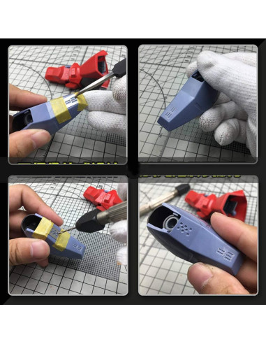 Plantilla de Scribing 13 en 1 QINIZX - Regla Auxiliar de Acero Inoxidable