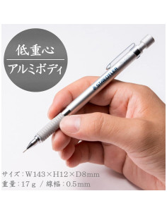 Lápiz Mecánico Staedtler 0.5mm Plata Retráctil 2