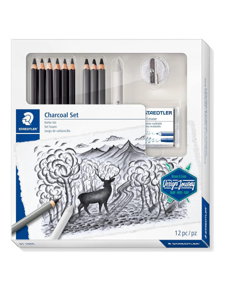 Set de Dibujo Profesional Staedtler 61 100C - 9 Lápices y Accesorios