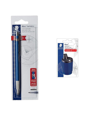 Lápiz mecánico técnico STAEDTLER Mars 780 + sacapuntas 502