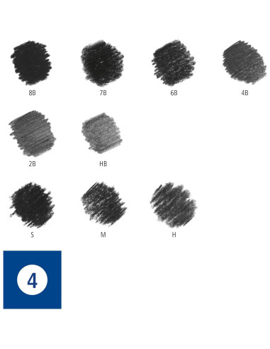 Set de Dibujo Profesional Staedtler 61 100C - 9 Lápices y Accesorios