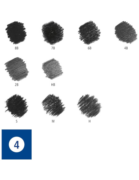 Set de Dibujo Profesional Staedtler 61 100C - 9 Lápices y Accesorios