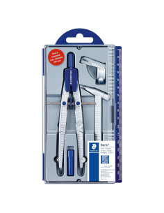 Compás Escolar STAEDTLER 550 02 Noris con Extensión y Adaptador