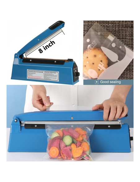 Sellador de Calor Manual Yeler 30.5 cm 300W para Bolsas PE PP Sellador de Calor Manual Yeler 30.5 cm 300W para Bolsas PE PP