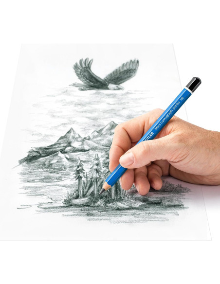 Set de 5 lápices de dibujo Jumbo Staedtler Lumograph HB 3B 4B 6B 8B Set de 5 lápices de dibujo Jumbo Staedtler Lumograph HB 3B 4B 6B 8B