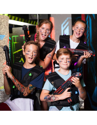 Tatuajes Temporales Bandera EE. UU. CUTELIILI - Día de la Independencia