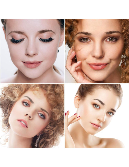 Calcomanías de Cejas Impermeables Maitys 12 Hojas Estilo Clásico